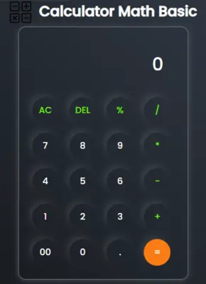 Calculator Math Basic android App screenshot 0